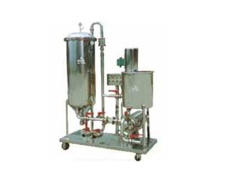 Candle type diatomaceous earth purifier