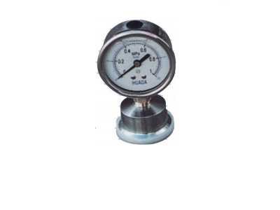Diaphragm-type pressure gauge